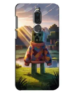 Чехол для Meizu X8 с картинкой «Крипер в свитере» Чехол для Meizu X8 с картинкой «Крипер в свитере»