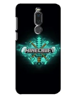 Чехол для Meizu X8 с картинкой «Minecraft Diamond лого» Чехол для Meizu X8 с картинкой «Minecraft Diamond лого»