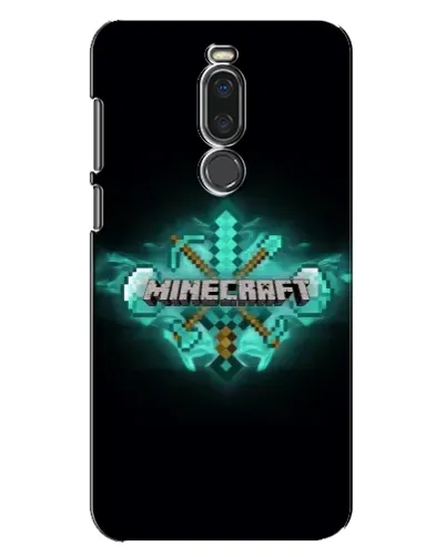 Чехол для Meizu X8 с картинкой «Minecraft Diamond лого»