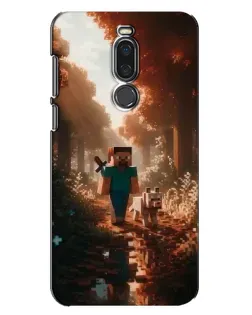 Чехол для Meizu X8 с картинкой «Стив в лесу» Чехол для Meizu X8 с картинкой «Стив в лесу»