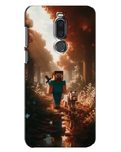 Чехол для Meizu X8 с картинкой «Стив в лесу»