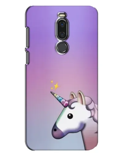 Чехол для Meizu X8 с картинкой «Единорог градиент»