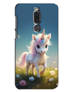 Чехол для Meizu X8 с картинкой «Единорог на поляне» Чехол для Meizu X8 с картинкой «Единорог на поляне»