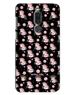 Чехол для Meizu X8 с картинкой «Magic Unicorn паттерн»