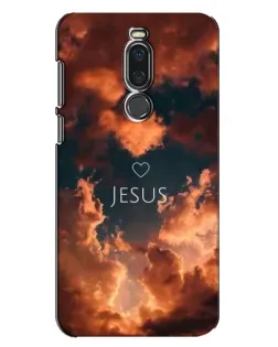 Чехол для Meizu X8 с картинкой «Сияние Имени Jesus»