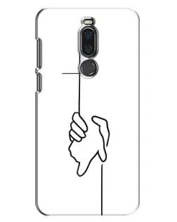 Чехол для Meizu X8 с картинкой «Рука держит»