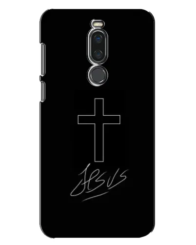 Чехол для Meizu X8 с картинкой «Графический крест Jesus» Чехол для Meizu X8 с картинкой «Графический крест Jesus»