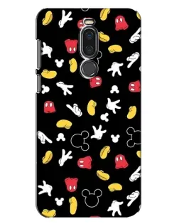 Чехол для Meizu X8 с картинкой «Графический принт лапок»