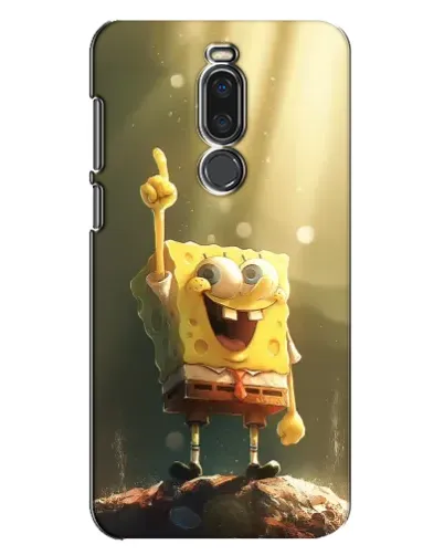 Чехол для Meizu X8 с картинкой «Сияющий Спанч Боб» Чехол для Meizu X8 с картинкой «Сияющий Спанч Боб»