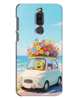 Чехол для Meizu X8 с картинкой «Автомобильное путешествие»