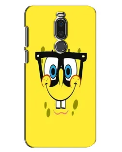 Чехол для Meizu X8 с картинкой «Минималистичный Спанч Боб»