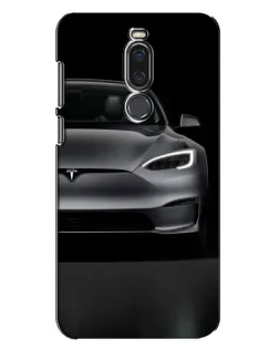 Чехол для Meizu X8 с картинкой «Tesla Model S Look»