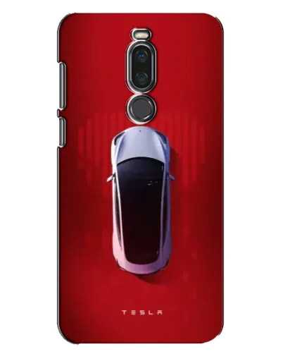 Чехол для Meizu X8 с картинкой «Tesla Top View» Чехол для Meizu X8 с картинкой «Tesla Top View»