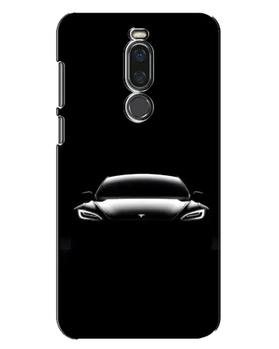 Чехол для Meizu X8 с картинкой «Фары Tesla Night» Чехол для Meizu X8 с картинкой «Фары Tesla Night»