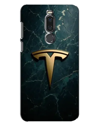 Чехол для Meizu X8 с картинкой «Мраморная Tesla Gold» Чехол для Meizu X8 с картинкой «Мраморная Tesla Gold»
