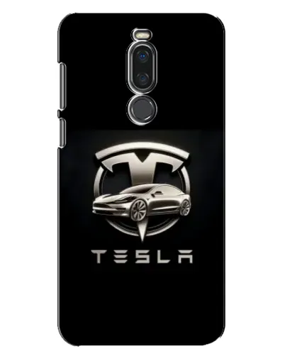 Чехол для Meizu X8 с картинкой «Tesla — серебристое авто» Чехол для Meizu X8 с картинкой «Tesla — серебристое авто»
