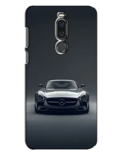 Чехол для Meizu X8 с картинкой «Mercedes на черном»