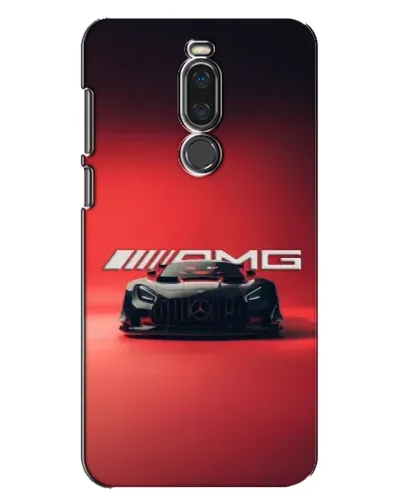 Чехол для Meizu X8 с картинкой «Mercedes AMG — красная линия»
