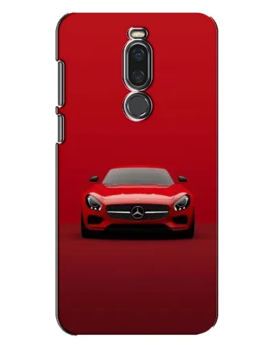 Чехол для Meizu X8 с картинкой «Красный Mercedes AMG»