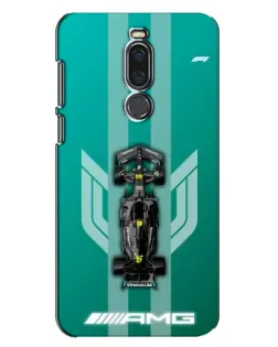 Чехол для Meizu X8 с картинкой «Mercedes AMG Petronas»