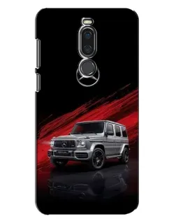 Чехол для Meizu X8 с картинкой «Mercedes G-Class красный»