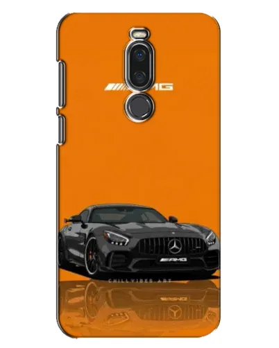 Чехол для Meizu X8 с картинкой «Оранжевый Mercedes AMG»