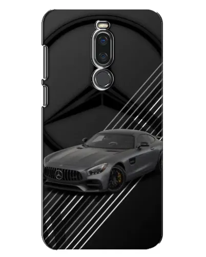 Чехол для Meizu X8 с картинкой «Mercedes AMG — графика»