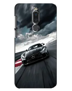 Чехол для Meizu X8 с картинкой «Гоночный Mercedes AMG»