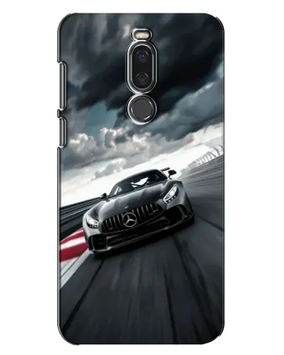 Чехол для Meizu X8 с картинкой «Гоночный Mercedes AMG»