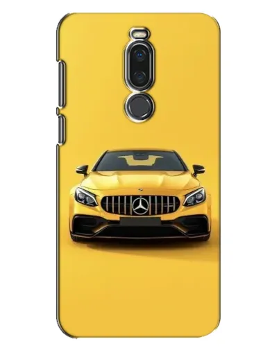 Чехол для Meizu X8 с картинкой «Желтый Mercedes GT»