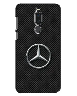 Чехол для Meizu X8 с картинкой «Карбоновый Mercedes стиль»