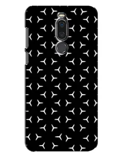 Чехол для Meizu X8 с картинкой «Mercedes паттерн звезд»