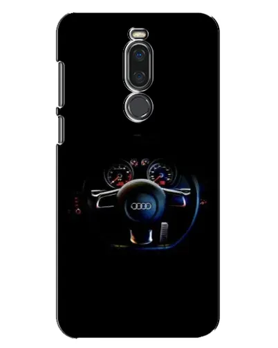 Чехол для Meizu X8 с картинкой «Салон Audi — руль»