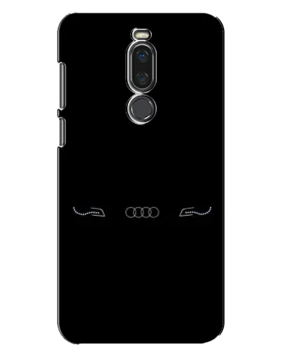 Чехол для Meizu X8 с картинкой «Audi — световой подпись»