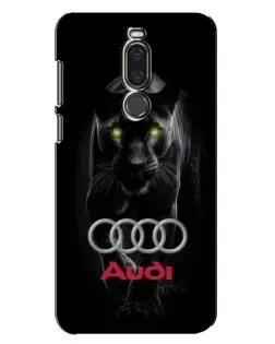 Чехол для Meizu X8 с картинкой «Пантера и Audi»