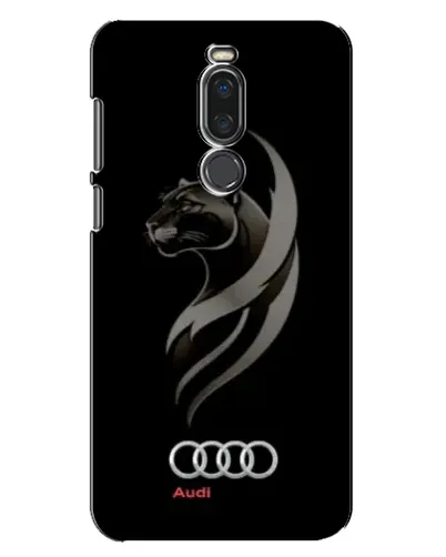 Чехол для Meizu X8 с картинкой «Графика — пантера и Audi»