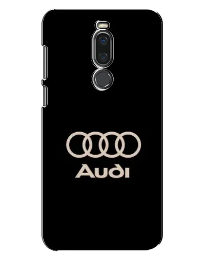 Чехол для Meizu X8 с картинкой «Audi — золотой логотип»