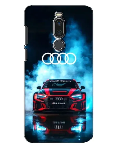 Чехол для Meizu X8 с картинкой «Audi Sport — неон»