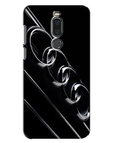 Чехол для Meizu X8 с картинкой «Audi — абстрактные кольца»