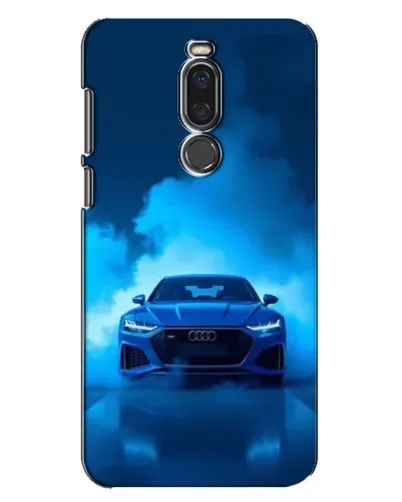 Чехол для Meizu X8 с картинкой «Audi — голубая энергия»