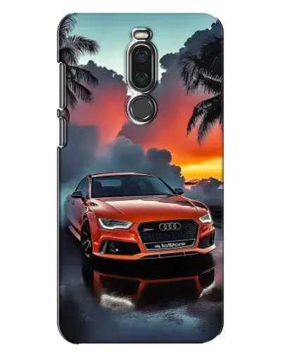 Чехол для Meizu X8 с картинкой «Audi — закат»