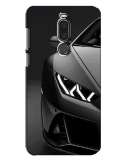 Чехол для Meizu X8 с картинкой «Lamborghini фары детализация»