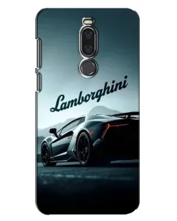 Чехол для Meizu X8 с картинкой «Классическая надпись Lamborghini»