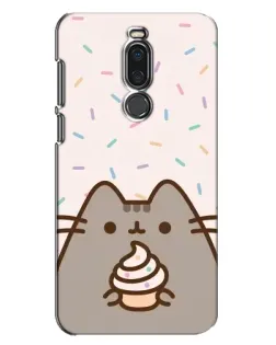 Чохол для Meizu X8 з картинкою «Пушин з кексом»