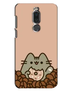 Чохол для Meizu X8 з картинкою «Кавовий Пушин»