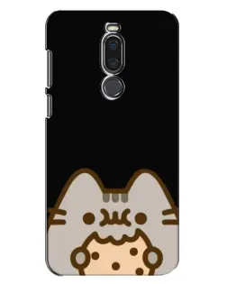 Чохол для Meizu X8 з картинкою «Пушин на чорному»