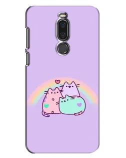 Чохол для Meizu X8 з картинкою «Веселкові Пушини»