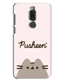 Чохол для Meizu X8 з картинкою «Pusheen логотип»