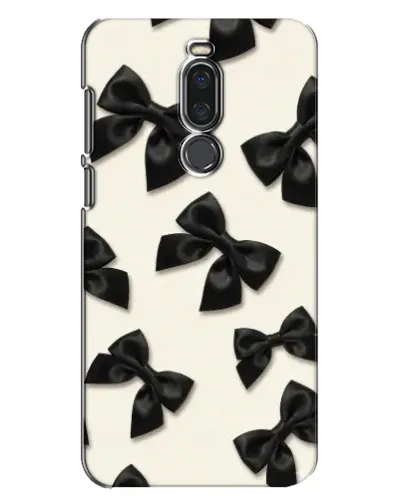 Чехол для Meizu X8 с картинкой «Черные бантики» Чехол для Meizu X8 с картинкой «Черные бантики»