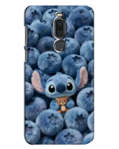 Чехол для Meizu X8 с картинкой «Стич и голубика» Чехол для Meizu X8 с картинкой «Стич и голубика»